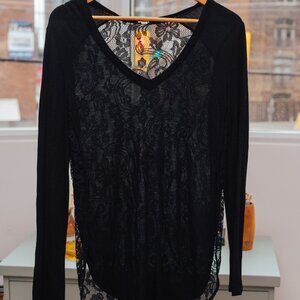 Wilfred Black Long Sleeve with Lace Back